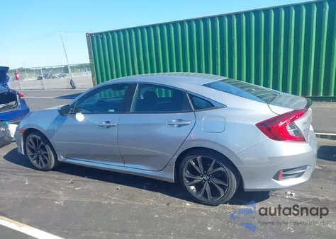 2020 Honda Civic Sport из США, поврежденный, VIN 2HGFC2F86LH579345